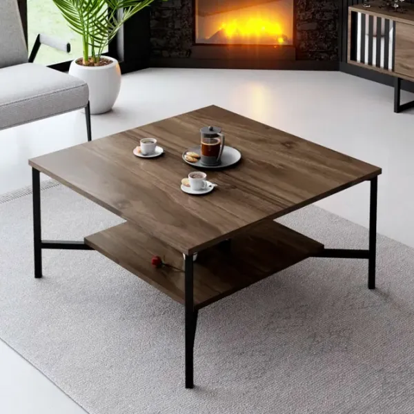 Măsuță de cafea Trendy Black Line GTR006160 Brown photo 2