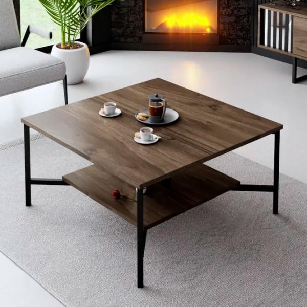 Măsuță de cafea Trendy Black Line GTR006160 Brown photo 2