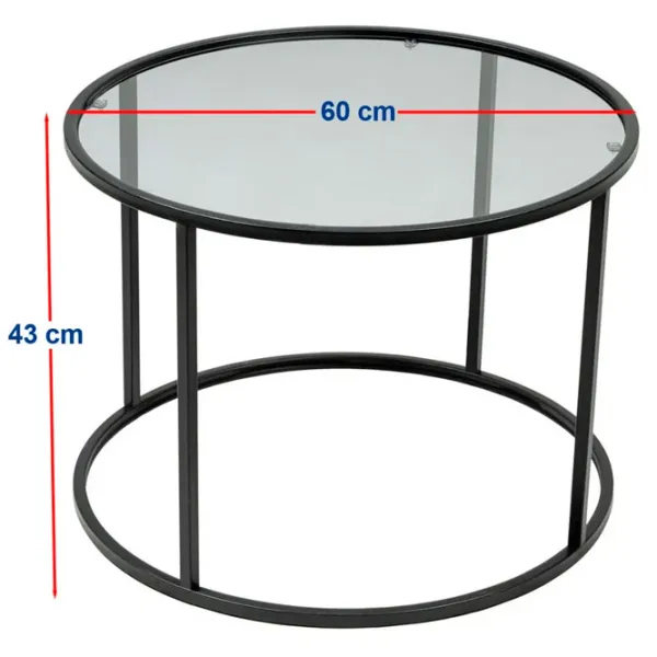 Măsuță de cafea Trendy Startis GTR006135 Black photo 6