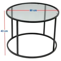 Măsuță de cafea Trendy Startis GTR006135 Black photo 6