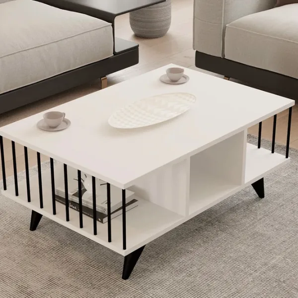 Măsuță de cafea Trendy Bert GTR006128 White photo 5