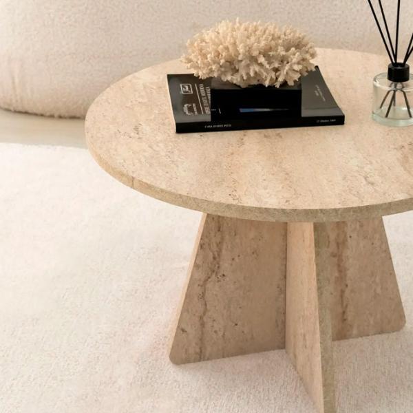 Măsuță de cafea Trendy Mushrooms GTR006139 Travertine photo 5
