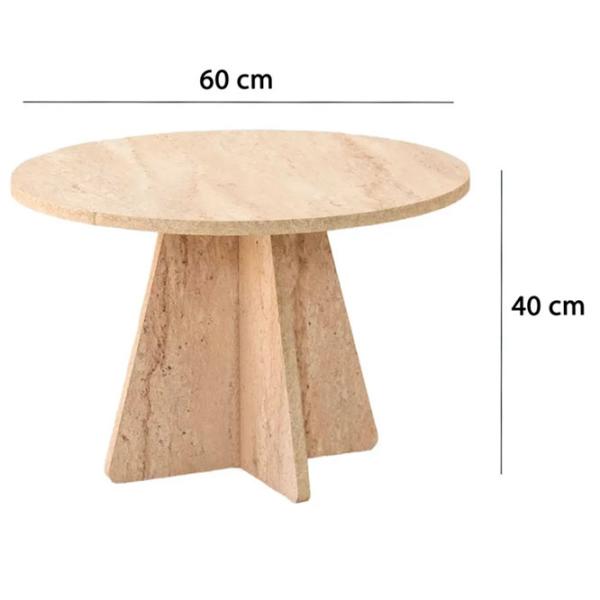 Măsuță de cafea Trendy Mushrooms GTR006139 Travertine photo 6