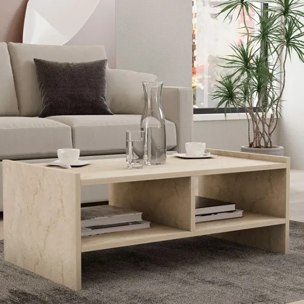 Măsuță de cafea Trendy Pera GTR006126 Travertine photo 3