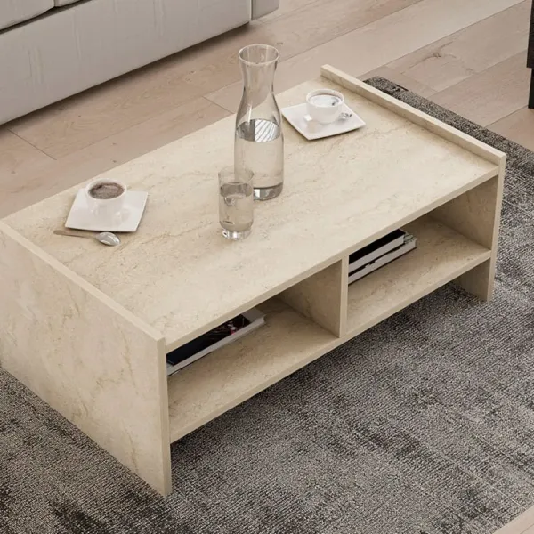Măsuță de cafea Trendy Pera GTR006126 Travertine photo 5
