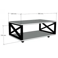 Журнальный столик Trendy Refia GTR006141 Коричневый photo 6