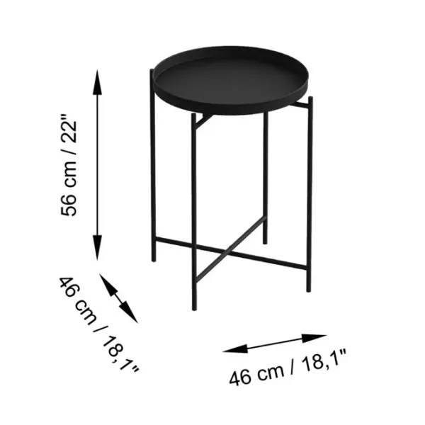Măsuță de cafea Trendy Shb-007 GTR006111 Black photo 4