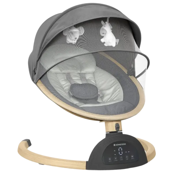 Leagăn pentru bebeluși Kikka Boo Ashlee 2025 (KB.229783) 3.3 kg/ Dark Gray photo 2