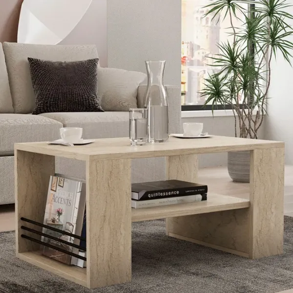 Măsuță de cafea Trendy Iris GTR006120 Travertine photo 3