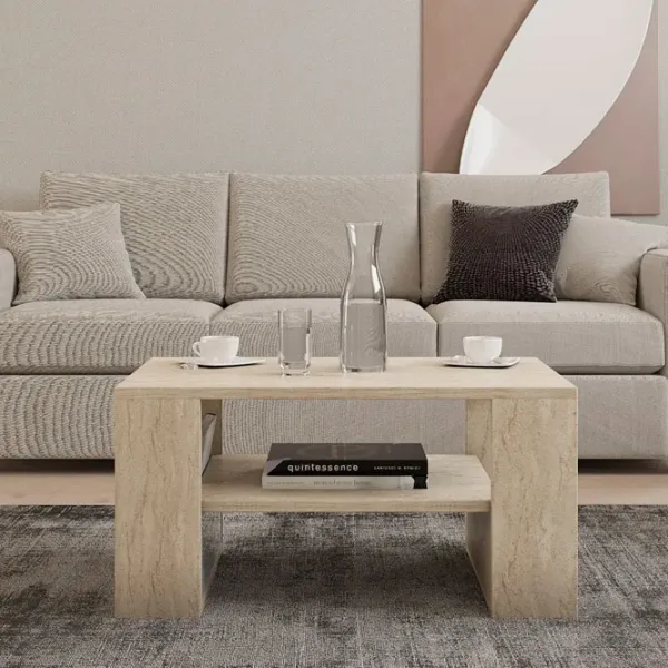 Măsuță de cafea Trendy Iris GTR006120 Travertine photo 4