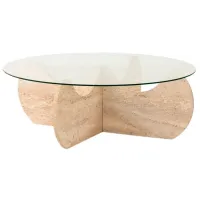 Măsuță de cafea Trendy Himalayas GTR006171 Travertine