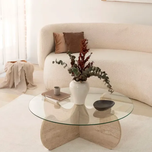 Măsuță de cafea Trendy Himalayas GTR006171 Travertine photo 4