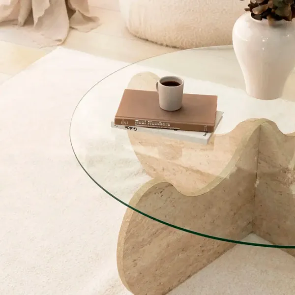 Măsuță de cafea Trendy Himalayas GTR006171 Travertine photo 6