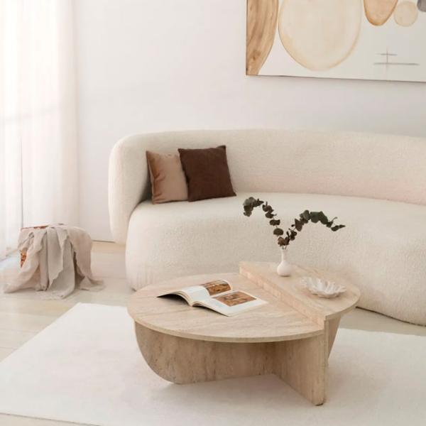 Set măsuțe de cafea Trendy Podium GTR006172 Travertine photo 3