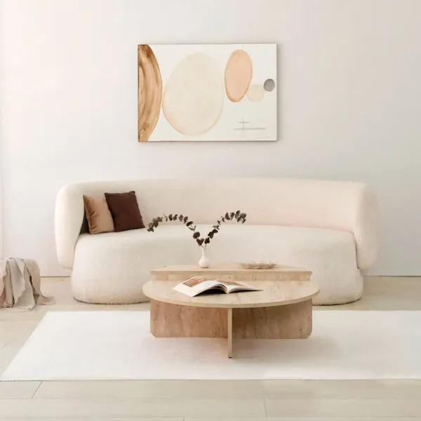Set măsuțe de cafea Trendy Podium GTR006172 Travertine photo 4