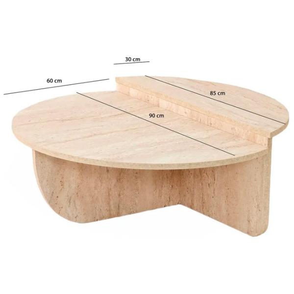 Set măsuțe de cafea Trendy Podium GTR006172 Travertine photo 8