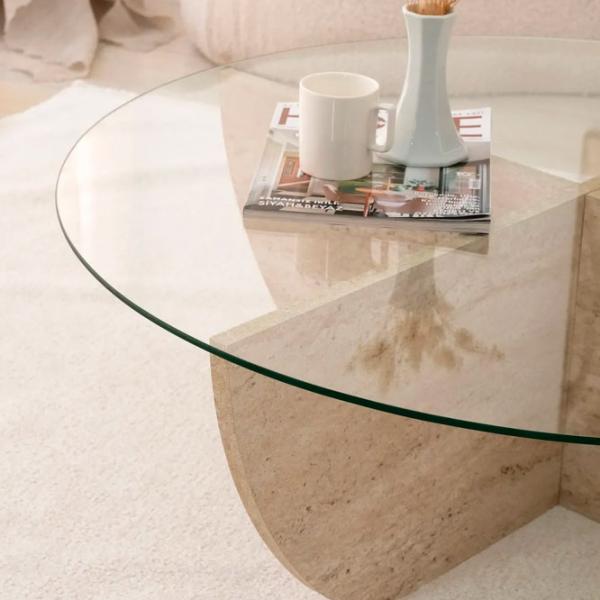 Măsuță de cafea Trendy Lily GTR006173 Travertine photo 5