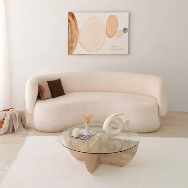 Măsuță de cafea Trendy Lily GTR006173 Travertine photo 6