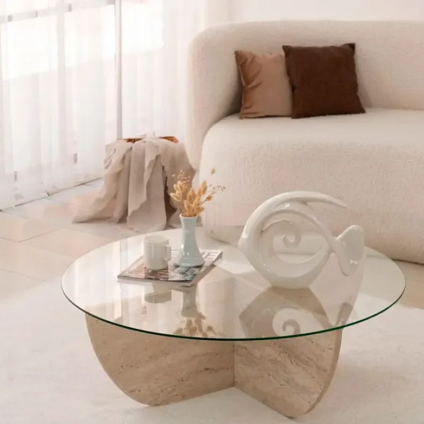 Măsuță de cafea Trendy Lily GTR006173 Travertine photo 7