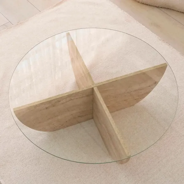 Măsuță de cafea Trendy Lily GTR006173 Travertine photo 8