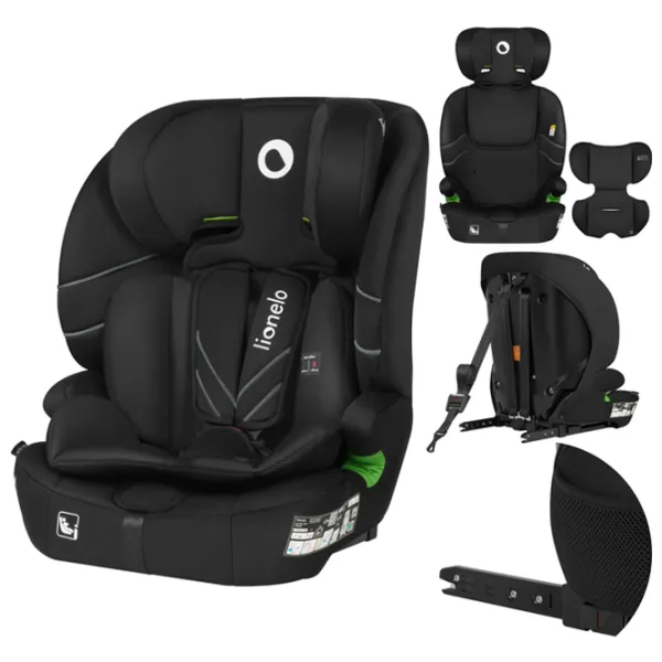 Scaun auto Lionelo Levi Fix  15 luni - 12 ani / 36 kg / Black photo 3