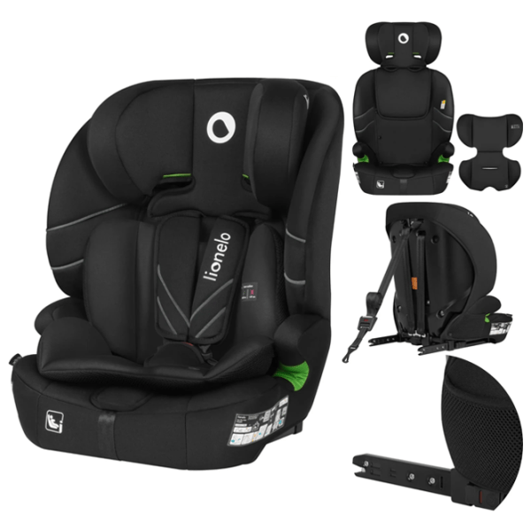 Scaun auto Lionelo Levi Fix  15 luni - 12 ani / 36 kg / Black photo 3