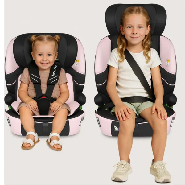 Scaun auto Lionelo Levi Fix  15 luni - 12 ani / 36 kg / Pink photo 5