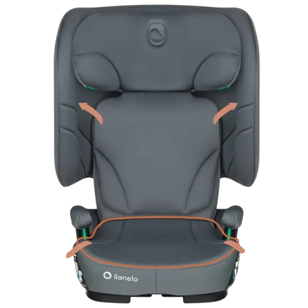 Scaun auto Lionelo Orin  3 ani - 12 ani / 36 kg / Gray photo 5