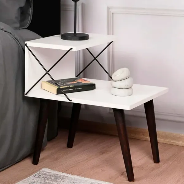 Тумбочки Trendy Cross 55 x 50 x 40см / ЛДСП / Black photo 2