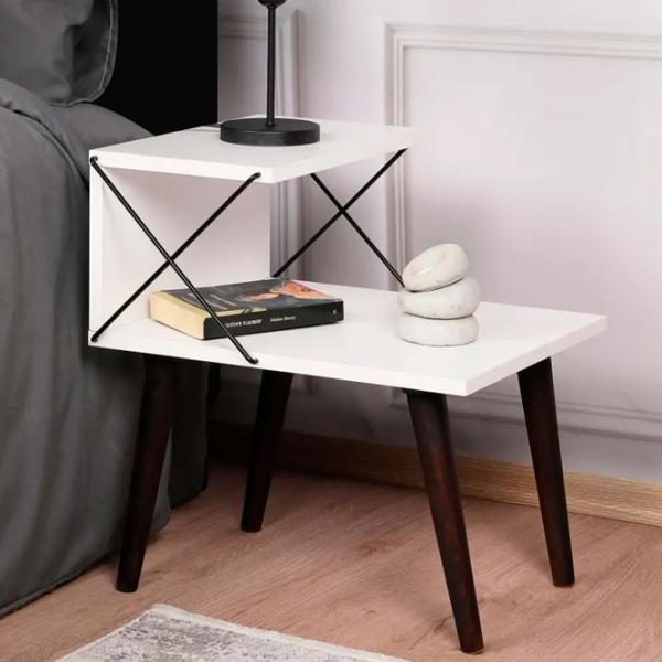 Тумбочки Trendy Cross 55 x 50 x 40см / ЛДСП / Black photo 2
