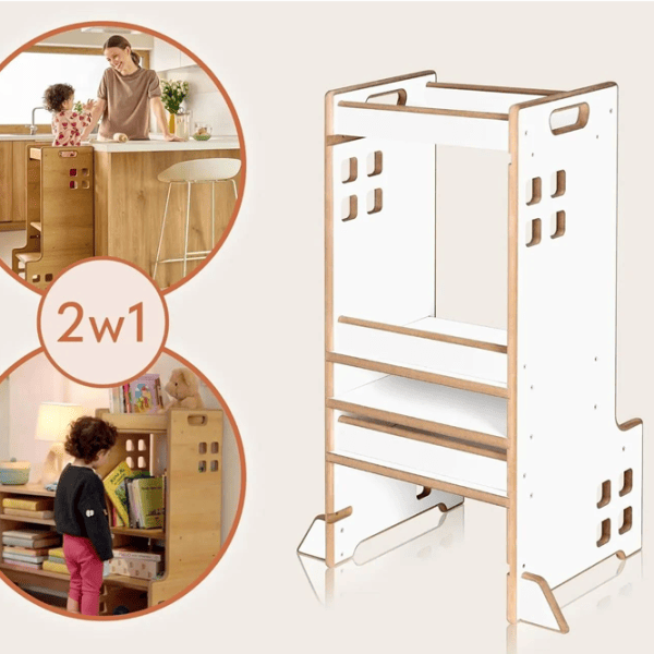 Scaun de masă Lionelo Cass (LN.227999) / 12 luni / White  photo 4