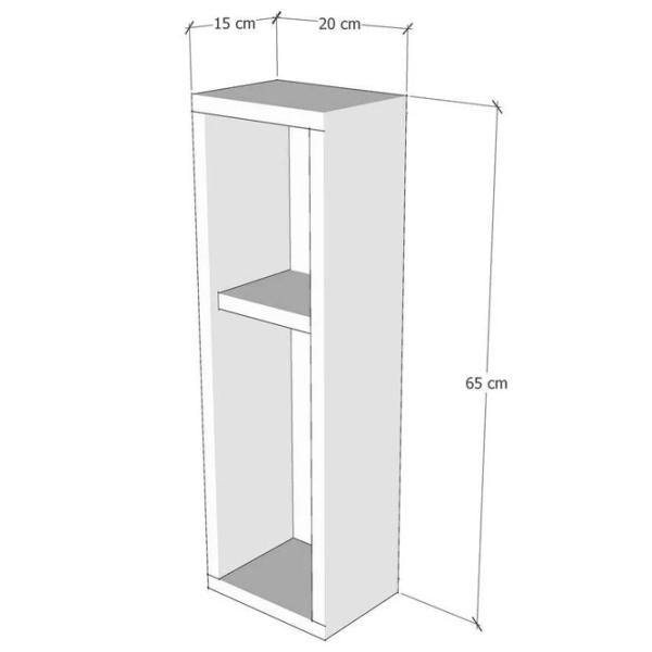 Тумбочки Trendy Turra 65 x 20 x 15см / ЛДСП / Дуб cонома photo 5