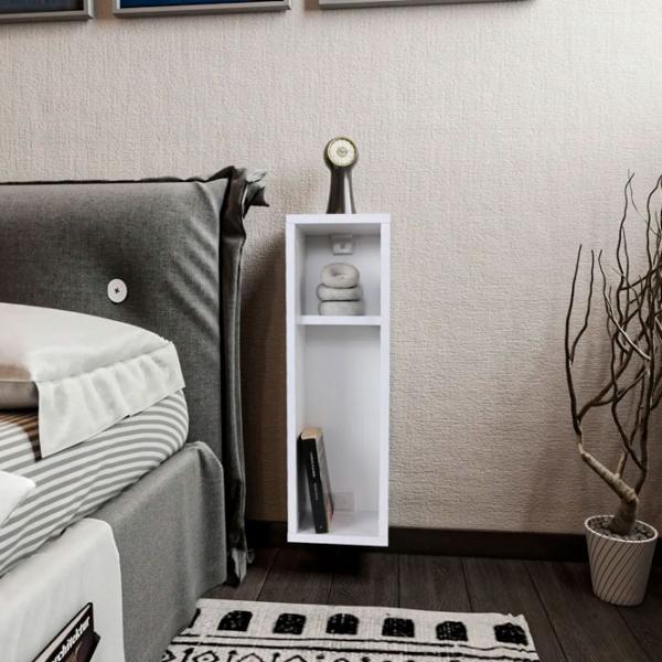 Noptiere Trendy Turra 65 x 20 x 15 / PAL / White photo 2