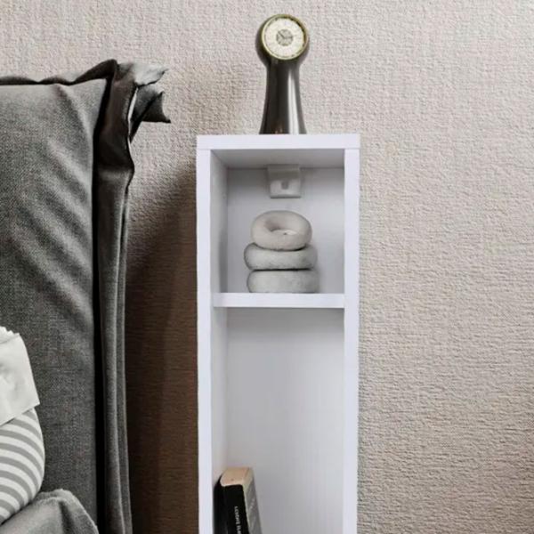Noptiere Trendy Turra 65 x 20 x 15 / PAL / White photo 3