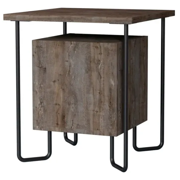 Тумбочки Trendy Acres Nightstand 45 x 40 x 40см / Металл / Black photo 1