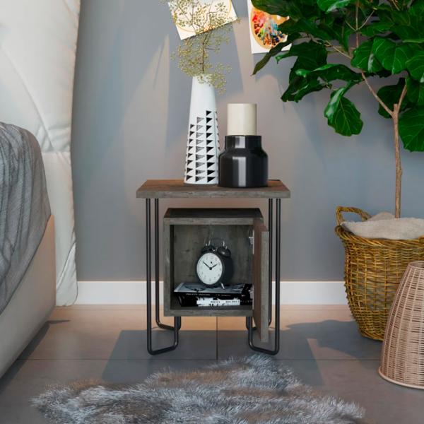 Тумбочки Trendy Acres Nightstand 45 x 40 x 40см / Металл / Black photo 3