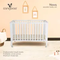 Детская кровать Moni Nova 0 месяцев - 3 года / Белый photo 8