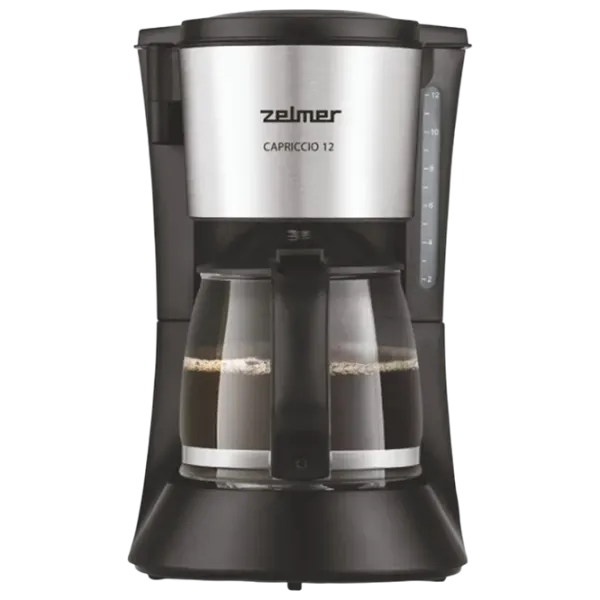 Aparat de cafea ZELMER ZCM1200 Cu picurare / 1.6 l / Black photo 1