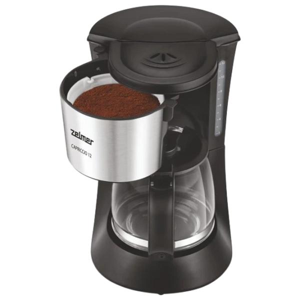 Aparat de cafea ZELMER ZCM1200 Cu picurare / 1.6 l / Black photo 2