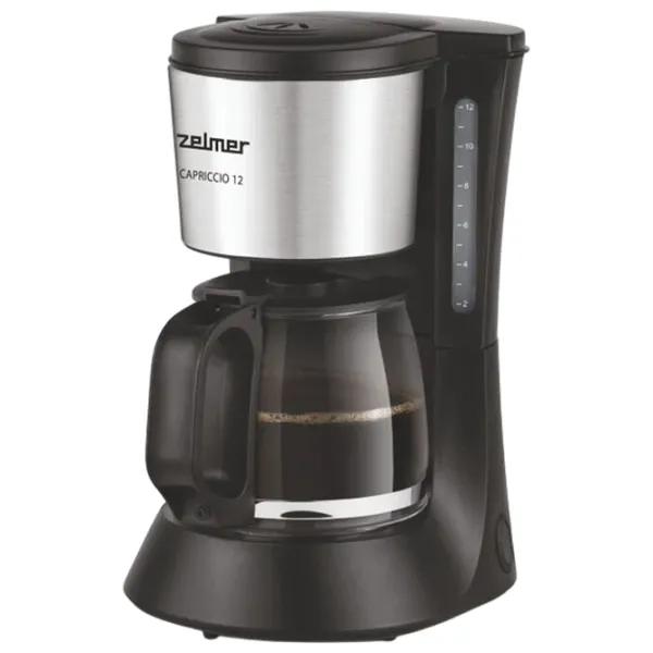 Aparat de cafea ZELMER ZCM1200 Cu picurare / 1.6 l / Black photo 3
