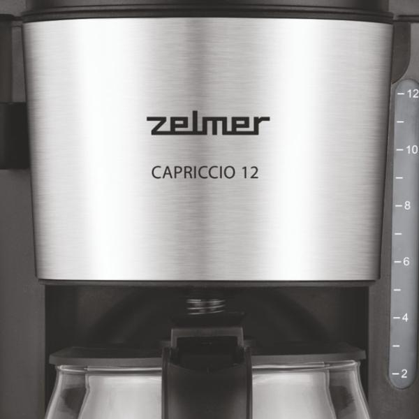Aparat de cafea ZELMER ZCM1200 Cu picurare / 1.6 l / Black photo 4