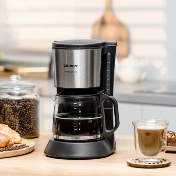 Aparat de cafea ZELMER ZCM1200 Cu picurare / 1.6 l / Black photo 7