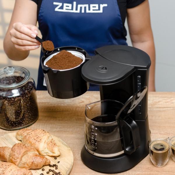 Aparat de cafea ZELMER ZCM1200 Cu picurare / 1.6 l / Black photo 8