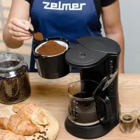 Кофемашина ZELMER ZCM1200 Капельная / 1.6 л / Черный photo 8