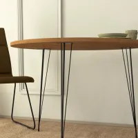 Кухонный стол зафиксированный Trendy Sandalf ДСП/ Коричневый photo 4