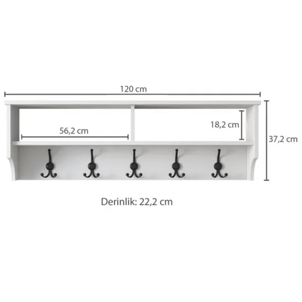 Raft Trendy Sala Stand P2 PAL / White photo 8