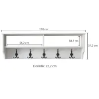 Raft Trendy Sala Stand P2 PAL / White photo 8