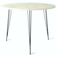 Masă de bucătărie fixă Trendy Sandalf PAL/ White