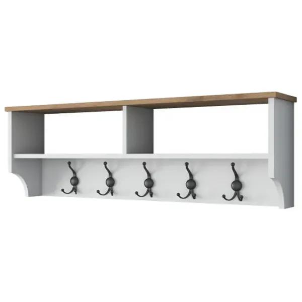 Полка Trendy Sala Stand P2 ДСП / Белый-Дуб светлый photo 1