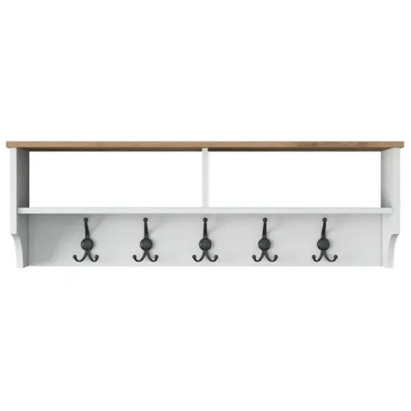 Полка Trendy Sala Stand P2 ДСП / Белый-Дуб светлый photo 2